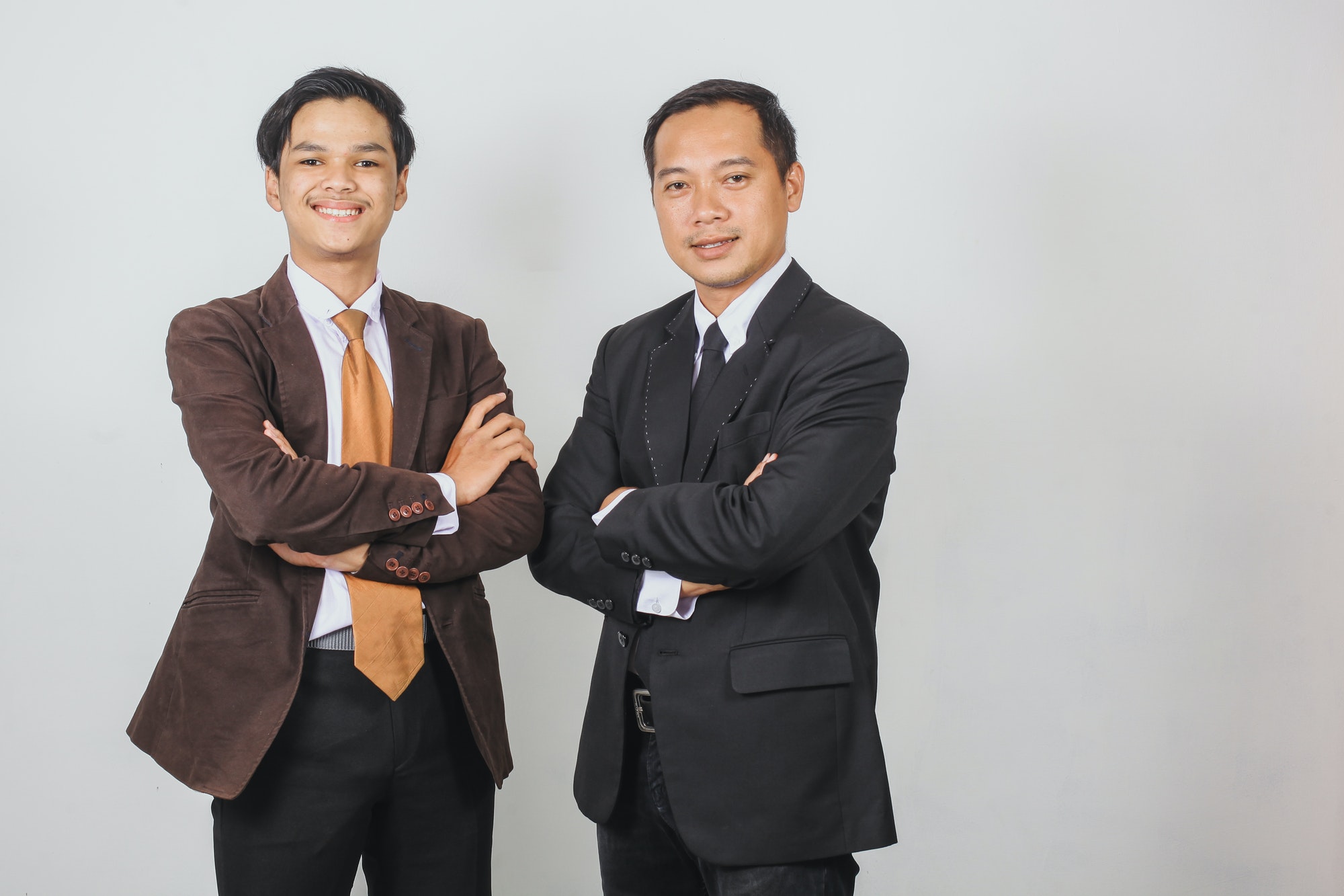 Confident Asian Businessmen in suit
